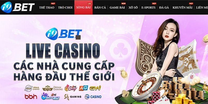 Top nhà cung cấp game casino i9bet